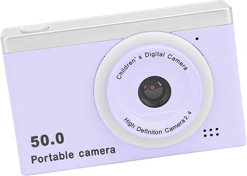 1080P HD Digital Camera for Photography, 8X Zoom Dual Lens Camera with 2.4 Inch Screen, 50MP Portable Video Camera Camcorder with Filter for Selfie Vlogging (P Ink) in Saudi Arabia