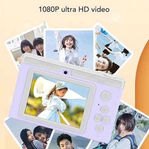 1080P HD Digital Camera for Photography, 8X Zoom Dual Lens Camera with 2.4 Inch Screen, 50MP Portable Video Camera Camcorder with Filter for Selfie Vlogging (P Ink) in Saudi Arabia