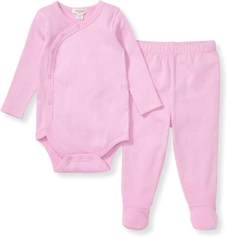 Burt's Bees Baby Unisex Baby Bodysuit & Pant Set, 100% Organic Cotton in Kuwait
