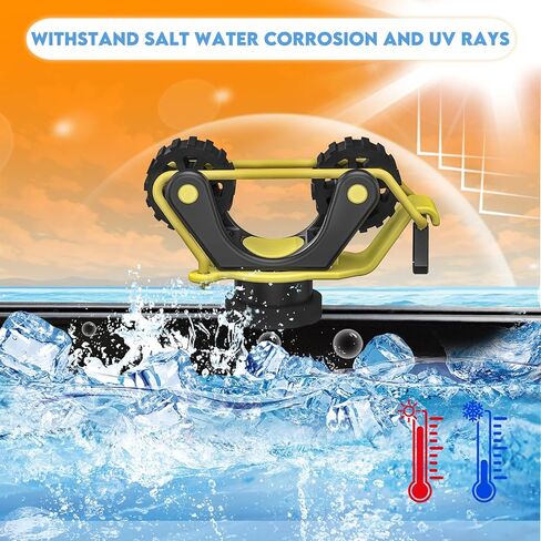 2 PCS Kayak Paddle Holder Kayak Track Mount Accessories لعقد مجداف قياسي ، Kayak Oar Holder Cayak Rail Assories for Fishing Kayak in Kuwait