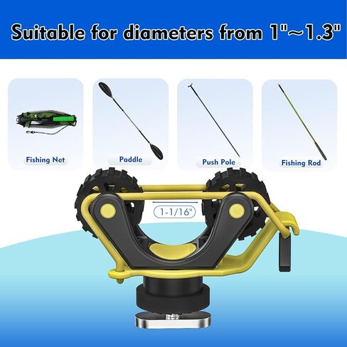 2 PCS Kayak Paddle Holder Kayak Track Mount Accessories لعقد مجداف قياسي ، Kayak Oar Holder Cayak Rail Assories for Fishing Kayak in Kuwait