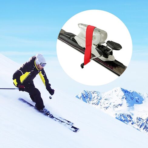 6pcs Ski Brake Retainer Straps, Durable Nylon Binding Brake Retainer Bands Snowboard Brake Bands Retainers Easy to Install and Dissemble Practical Accessories for Outdoor Sports in Saudi Arabia
