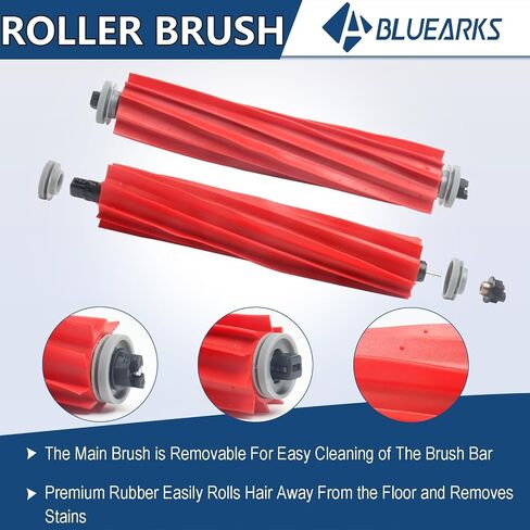 20Pcs Compatible with Roborock Q8 Max+ Q8 Max,Q5 Max+ Q5 DuoRoller Q5 Pro Q5 Pro+ Vacuum Robot Accessories Kit,2 Main Brush 4 Mop Pads 6 Side Brush 2 Hepa Filters 6 Vacuum Bags in Saudi Arabia