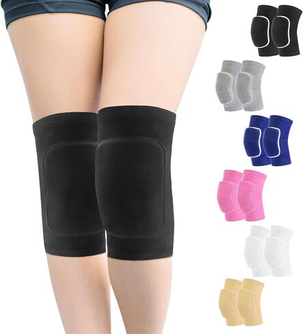 وسادات الركبة للكرة الطائرة للنساء والرجال والشباب والفتيات والأطفال، دعامة الركبة للكرة الطائرة وكرة السلة وكرة القدم والرقص واليوجا والتنس والجري وركوب الدراجات والتسلق والمصارعة in Kuwait