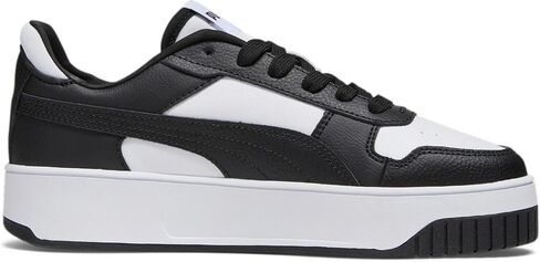 حذاء رياضي نسائي من PUMA CARINA STREET SUEDE، دافئ أبيض متجمد عاجي فضي سماوي، 7.5 in Kuwait