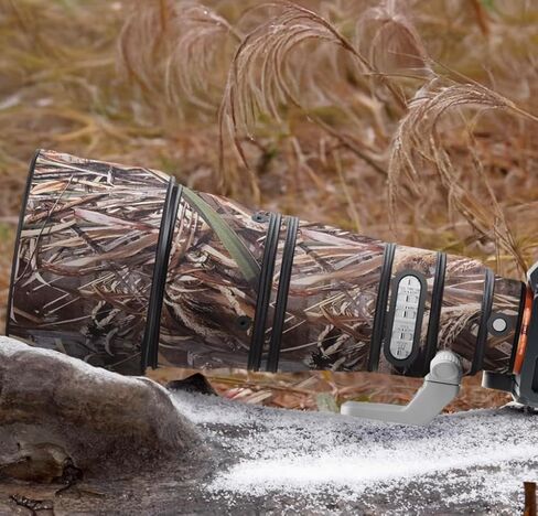 معطف عدسة الكاميرا المقاومة للماء لـ Sony Fe 300mm F2.8 GM Camera Camera Rain Covers Covering Lens Sleeve Case (Jungle Comouflage) in Kuwait