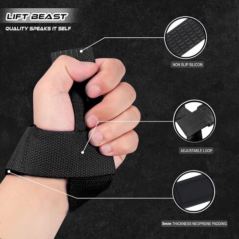 أحزمة الرفع المهنية لرفع الأثقال ، أحزمة صالة رياضية قطنية 24 بوصة مع حشوة معصم وسادة النيوبرين للرجال والنساء-أحزمة معصم متينة لرفع الأثقال ورفع الأثقال. in Saudi Arabia