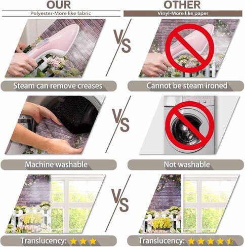 7x5ft Fabric Easter Spring Garden Photography Backdrop Flower Fence Rose Pink Brick Wall Background Floral Kids Newborn Baby Portrait Photo Booth Props in Saudi Arabia