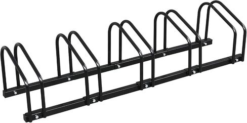 PEXMOR 4 Bike Rack, Bike Storage Stand Garage Bicycle Parking Rack for Indoor & Outdoor, Floor Bike Organizer Cycling Rack for Mountain/Road/Hybrid Bike in Saudi Arabia