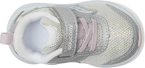 Saucony Kids Ride JR (Toddler) Sneaker, Blue/Silver, 10 Wide US Unisex in Saudi Arabia