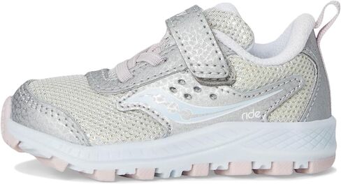 Saucony Kids Ride JR (Toddler) Sneaker, Blue/Silver, 10 Wide US Unisex in Saudi Arabia
