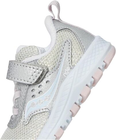 Saucony Kids Ride JR (Toddler) Sneaker, Blue/Silver, 10 Wide US Unisex in Saudi Arabia