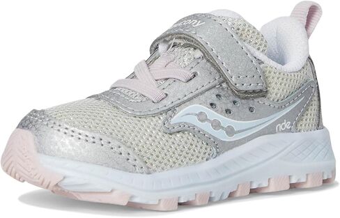 Saucony Kids Ride JR (Toddler) Sneaker, Blue/Silver, 10 Wide US Unisex in Saudi Arabia