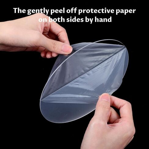 2Pcs Round Sheet, Clear Acrylic Circle, Round Transparent Disk Acrylic Sheet, Disc Circle Platic Sheet for DIY, Cake, Crafts, Table Top(Small) in Saudi Arabia