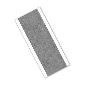 TapeCase 0.875-5-433 Silver High Temperature Aluminum/Silicone Adhesive Foil Tape, 0.875" x 5 yd Roll, -65 to 600 Degrees F Performance Temperature, 0.0036" Thickness, 5" Length, 0.875" Width