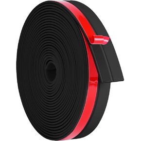 ToLanbbt Weather Stripping Silicone Door Seal Strip 2 in x 10 ft Door Draft Stopper Self Adhesive Door Draft Tape, Side & Bottom Gaps Insulation Strip for Glass Shower Door Sliding Door Window, Clear