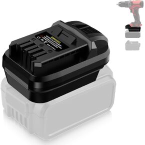 Adapter for Makita 18V Battery Convert to for Hitachi 18V Battery & for Metabo18V Battery Work for Hitachi 18V Lithium Cordless Tool and for Metabo HPT18V Slide Style Tools (Adapter Only and Not 36V)