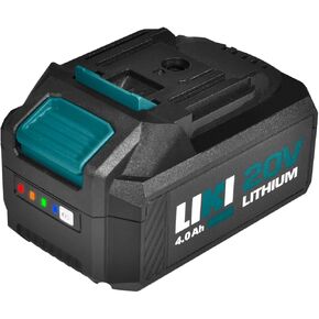 Makita 18V Li-ion Replacement Battery, Compatible with Makita BL1860 BL1820 1830B 1840B 1850B Rechargeable Battery, Suitable for Makita Blowers, Angle Grinders, Chain Saws and Makita 18V Tools (2.0)