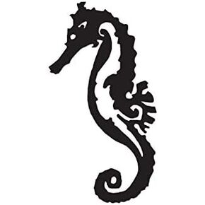 Sea Horse Seahorse - Vinyl Decal Sticker - 2" x 3.75" - Galaxy