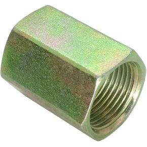 1 Piece Metric M16X1.5 To M16 X 1.5 Female Coupling Adapter Steel Hydraulic Fitting