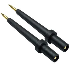 2Pk 4Mm Banana Jack 3 Tip Black (PPTK0024),Use for Autel Circuit Tester Power Circuit Probe