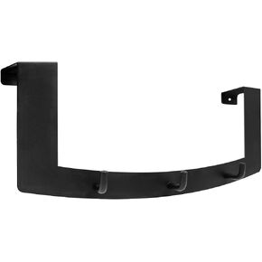 Over The Door Hooks Door Hanger, Non Scratch Heavy Duty Over Door Hanger, Over The Door Hanger for Coats and Towels, Coat Rack Hat Rack - Arc Elephant Trunk Hook (6 Hooks)