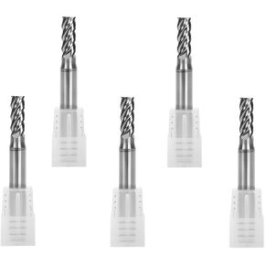 5pcs طواحين كاربيد الطواحين عالية السرعة 4 الناي (د 4 مم × L 50mm) لقطع صلابة عالية 58HRC ، معادن طحن CNC in Kuwait