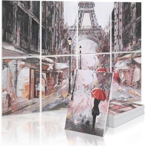 Art Acoustic Panels, Self-adhesive Decorative Sound Absorbing Wall Art, 48 X 32 Inches Soundproof Wall Panels, Noise Reducing for Recording Studio, Home 6 Pack, Planet