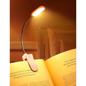 Monotremp Book Lights for Reading at Night in Bed, 80 Hours Runtime Rechargeable Reading Lights for Books in Bed, 3 Brightness Levels × 3 Color Temperatures, 1.3 oz Lightweight in Saudi Arabia