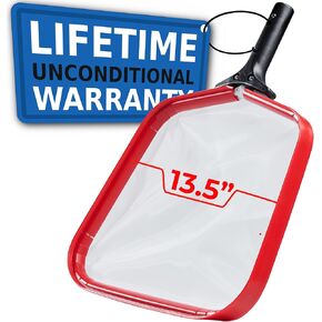 ProTuff Silt & Leaf Rake Bundle - Unlimited Free Replacements - 2-Items: 19 Inch Medium & 17 inch Fine Mesh Pool Cleaner for Sand, Silt, Pollen, Leaves & Twigs - Nearly 20 & 18 inch
