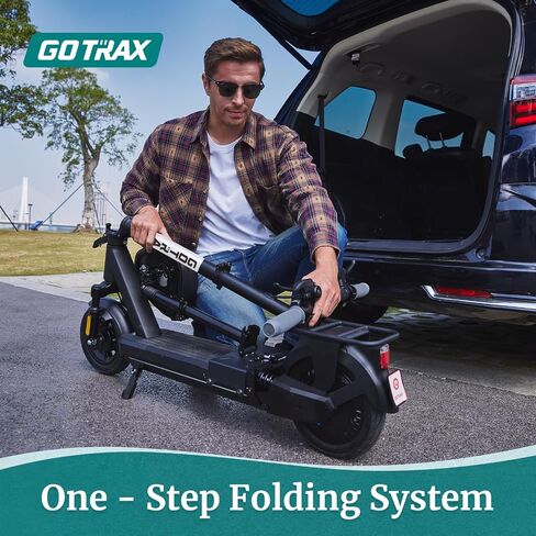 Scooter Gotrax Electric للبالغين ، 350/500W محرك ، أقصى 18/38 ميلًا وسرعة 20 ميلاً في الساعة ، إطارات هدية ، بطارية 36V/48V كبيرة من الألومنيوم ، شاشة LED كبيرة قابلة للطي. in Kuwait
