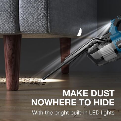 Cordless Vacuum Cleaner for Milwaukee M18 Battery, Handheld Vacuum Cleaner for Home Car Hardwood Floor Carpet, Portable Shop Vacuum with Washable HEPA Filter(No Battery) in Saudi Arabia