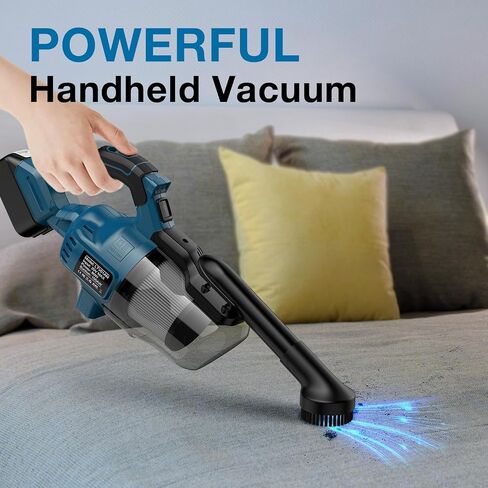 Cordless Vacuum Cleaner for Milwaukee M18 Battery, Handheld Vacuum Cleaner for Home Car Hardwood Floor Carpet, Portable Shop Vacuum with Washable HEPA Filter(No Battery) in Saudi Arabia