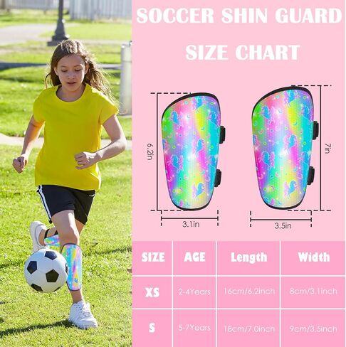 Shin Guards Soccer Kids Girls Youth,Shin Pads Shin Guard Protection Kids Girls Toddler,Soccer Shin Guards for Kids 2-7 Years Old Girls Toddler,Soccer Equipment for Football Games in Saudi Arabia