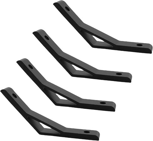 TAODAN 4PCS Angle Bracket Connector Fitting 45 Degree Industrial Aluminium Profile Angle Connector Fitting for Architectural Frames 3D Printers Numerical Control Routers Cutting Machines Black in Kuwait