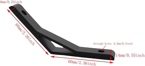 TAODAN 4PCS Angle Bracket Connector Fitting 45 Degree Industrial Aluminium Profile Angle Connector Fitting for Architectural Frames 3D Printers Numerical Control Routers Cutting Machines Black in Kuwait