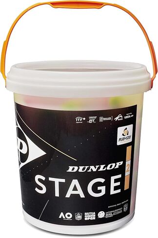 Dunlop Tennis Ball Stage 2 Orange - for Beginners & Kids on Middle Court in Saudi Arabia
