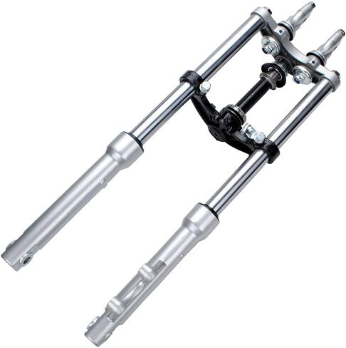 Triple Tree Mount Clamps Front Fork Suspension Set For front drum brakes dirt pit bike CRF50-110cc mini motorcycle front shock absorber in Saudi Arabia