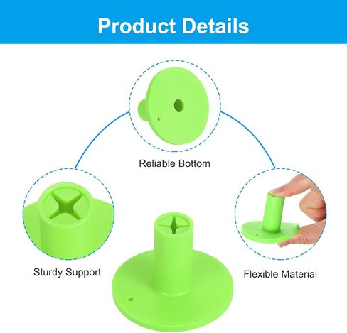 PATIKIL Rubber Golf Tee, Golf Practice Tees Training Driving Range Tee Stable Golf Ball Holder for Indoors Hitting Mat in Saudi Arabia