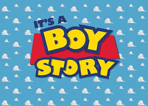 Cartoon Blue Sky White Clouds Toy Boy Story Theme Photography Backdrops 7x5ft Children Boys Birthday Party Photo Background Kids Newborn Baby Shower Dessert Cake Table Decor Props Supplies in Saudi Arabia