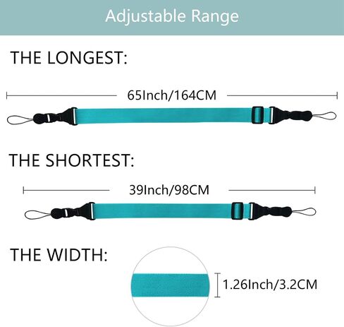 Adjustable Shoulder Strap:Comfortable iPad Strap Nylon Neck Lanyard for iPad/Samsung Tablet Case,Camera Binocular Crossbody Laptop Luggage Bag(Orange) in Saudi Arabia