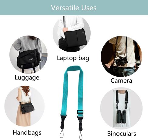 Adjustable Shoulder Strap:Comfortable iPad Strap Nylon Neck Lanyard for iPad/Samsung Tablet Case,Camera Binocular Crossbody Laptop Luggage Bag(Orange) in Saudi Arabia