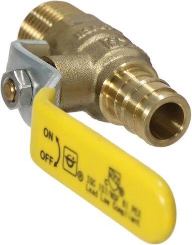 2 Pcs XFITTING Pex A 3/4 Inch x 3/4 Inch Male NPT Ball Valve, 201-4-10=2XX in Saudi Arabia