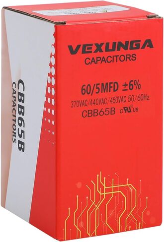 AC Capacitor 70+5 uF 70/5 MFD 370 or 440 or 450 VAC CBB65B Dual Run Start Capacitors for Air Conditioner Compacitor Motor or Compressor Fan or Condenser Straight Cool in Kuwait