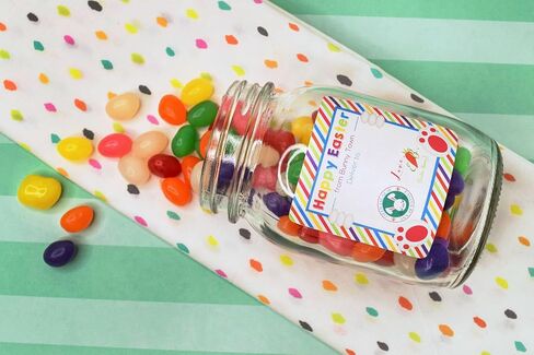 Bunny Bait Easter Themed Gift Tag Sticker Labels for Kids, 40 2" Party Circle Stickers by AmandaCreation, Great for Party Favors, Envelope Seals & Goodie Bags in Saudi Arabia