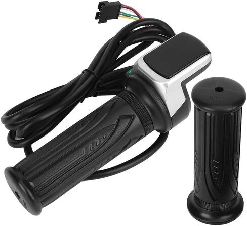 Electric Throttle Grip with LCD Display, E Speed Governing Throttle Grip 6 Cores Throttle Grip, A Pair Electric Throttle Grip w/LCD Electric Quantity Display (36V) in Saudi Arabia