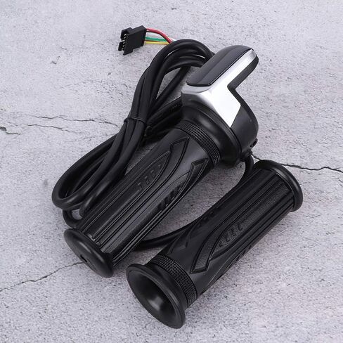 Electric Throttle Grip with LCD Display, E Speed Governing Throttle Grip 6 Cores Throttle Grip, A Pair Electric Throttle Grip w/LCD Electric Quantity Display (36V) in Saudi Arabia