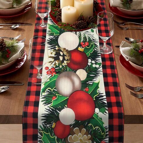 Valentines Table Runner, Red Lace Table Runner, Valentine Heart Lace Table Runner for Wedding Party Anniversary Home Kitchen Dining Table Decoration, Romantic Valentines Day Decorations 13 x 72 Inches in Saudi Arabia