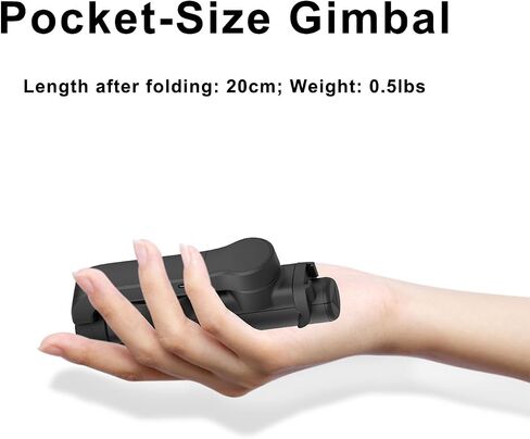 Gimbal Stabilizer for Smartphone,Selfie Stick Tripod with Remote Control Auto Balance 360° Rotation 1-Axis Phone Gimbal for Group Selfies Live Streaming Video Recording in Saudi Arabia