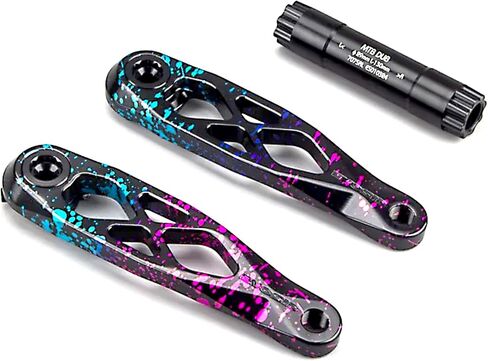 Ultralight MTB Bike Crank,Bike Cranksets,Bicycle Crank Arm Set,170mm Dub Axis 29mm Mountain Bicycle Crankset 3-Nail Straight Installation for Enduro AM in Saudi Arabia